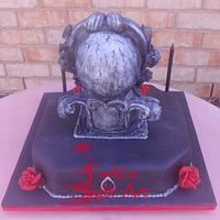 Kirsty's Gothic 16th cake 
