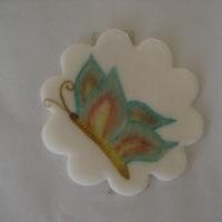 handpainted cupcake toppers....