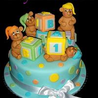 Baby bear cake