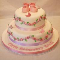 TWO TIER GARLAND CAKE