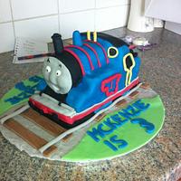 First Carved cake, Thomas The Tank