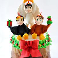 12 Days of Christmas Collaboration - Three french hens