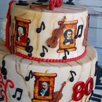 Classical music cake