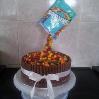 skittles cake :) 