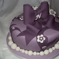 Purple Whimsical Cake