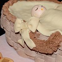 Moses Basket Cake