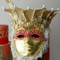 Venetian Mask Cake