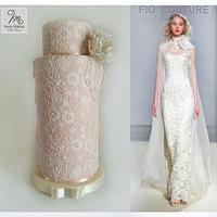 Lace Wedding Cake