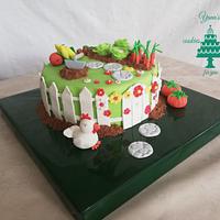 Garden cake 