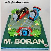 Train Thomas  Cake