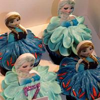 Frozen cupcakes