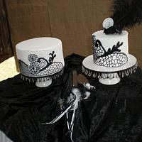 Black Lace Wedding 