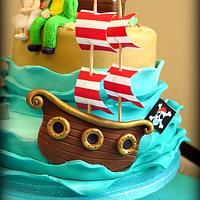 Pirate and Fairy Party Cake