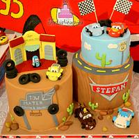 Disney Cars Cake and Sweet Table