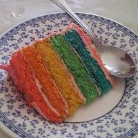 Layer cake arcoiris
