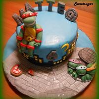 NINJA TURTLE'S CAKE