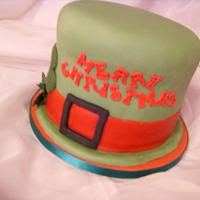 Irish Hat Christmas Cake