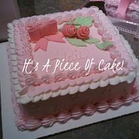 1st Birthday Cake-Buttercream Icing