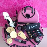Mac Makeup Cake