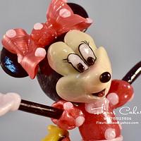 Minnie Mouse in isomalt