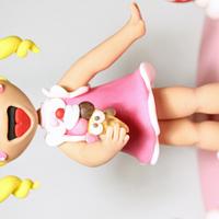 Complete Tutorial Kawaii Doll Cake Topper 