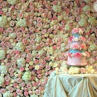 Avalanche Roses Wedding Cake - Mericakes Cake Designer