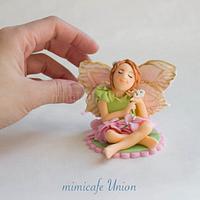 Fairy Doll Fondant Cupcake Toppers