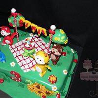 uki and friends cake