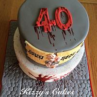 Walking Dead Birthday Cake