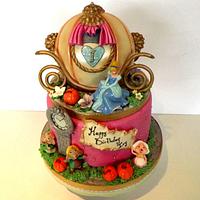 Cinderella Birthday cake x