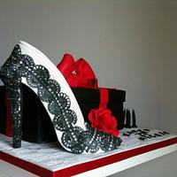 My first life size shoe cake