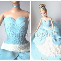 Cinderella Princess Doll cake