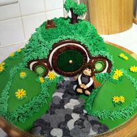 Hobbit Hill Birthday Cake