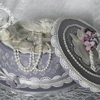 Vintage lace box