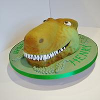 Tiny theT-Rex Cake