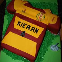 Rugby team cake