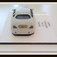 3D S Type X registration Jaguar Car Cake