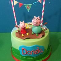 Peppa and Daddy Pig