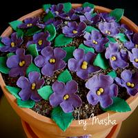 Violet cake