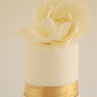 Rosette ruffles and gold