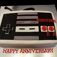 Nintendo Controller Cake
