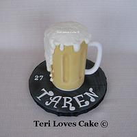 Small Beer Mug Cake