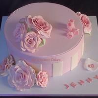 Roses Vintage Cake