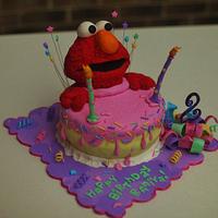 Elmo birthday cake 