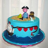 Peppa pig cake