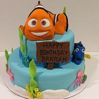 Nemo 4th Birthday Cake