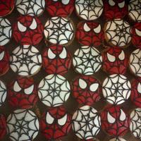 Spider man and cupcakes