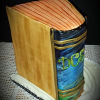 Book cake, 3D standing