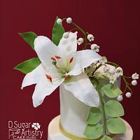 White Elegance Wedding Cake