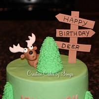 Deer Hunting Cake